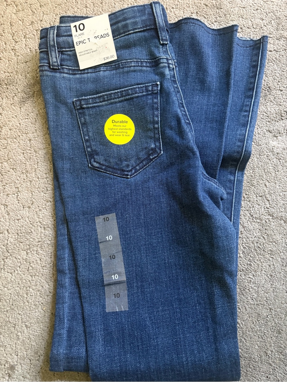 BNWT Girls Flare Jeans - Size 10
